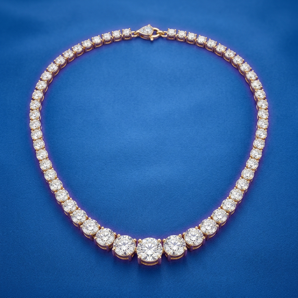 Collier Rivière de Diamants — Or 18K